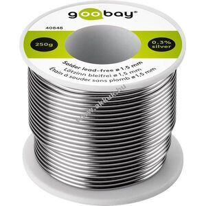 Goobay Essential ónmentes fluxmagos forrasztóón 1, 5mm 250g No-Clean kép