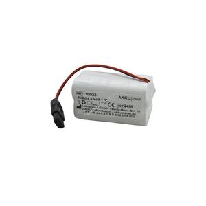 Helyettesítő akku AKKUmed 4, 8V 1000mAh Hellige GE Tonoport II+III+IV NiCd kép