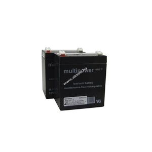 Helyettesítő akku AKKUmed Marc Horn ESMH01001-00409 Edelstahllifter 12V 5000mAh ólomsavas kép
