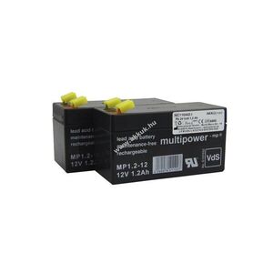 Helyettesítő akku AKKUmed 12V 1200mAh Hill Rom típus Evolution CB12 MA2B MA8A MA8B típus 900 Ólom kép