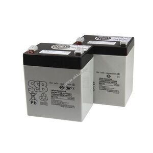 Helyettesítő akku AKKUmed Hamilton Medical Galileo 12V 5000mAh 2db/csomag ólomsavas kép