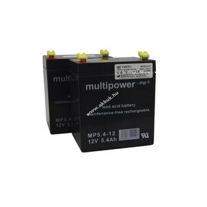 Helyettesítő akku AKKUmed 12V 5400mAh Wissner-Bosserhoff Eleganza ICU Pb kép
