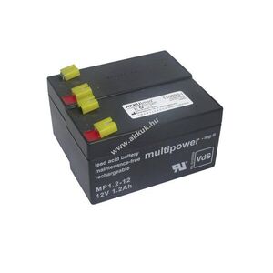 Helyettesítő akku Wissner-Bosserhoff Multicare Image 3 Type 8214-3040 12V 1200mAh ÓlomAkku kép