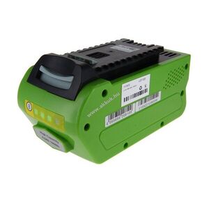 Helyettesítő akku Greenworks G-MAX 40V 36V 4000mAh Li-Ion kép