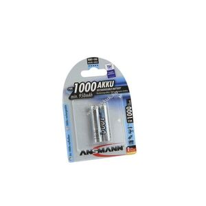Ansmann AAA (mikro) akku 1, 2V 1000mAh 2db/csomag NiMH kép