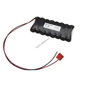Helyettesítő akku AA 9, 6V 800mAh vész- és biztonsági világítás NiCd kép