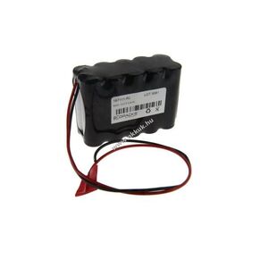 Helyettesítő akku NC vész- és biztonsági világítás AA 12V 800mAh 2x5 25cm NiCd kép