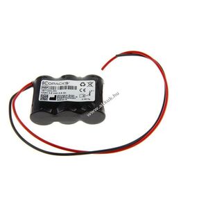 Helyettesítő akku vész- és biztonsági világítás Sub C 3, 6V 3500mAh NiMH kép