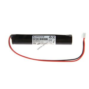 Helyettesítő akku vész- és biztonsági világítás Sub C 3, 6V 1500mAh NiMH kép