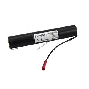 Helyettesítő akku Sub C 3, 6V 2500mAh vész- és biztonsági világítás NiMH kép