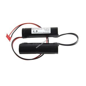 Helyettesítő akku NC Sub C 4, 8V 1800mAh vész- és biztonsági világítás kép