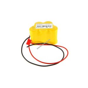 Helyettesítő akku vész- és biztonsági világításhoz Sub C 6V 2500mAh NiMH kép