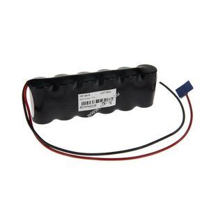 Helyettesítő akku NC Sub C 7, 2V 1800mAh zsugorolt 30cm kábel kép