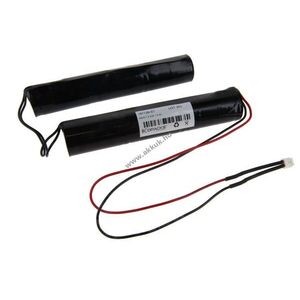 Helyettesítő akku NC Sub C 7, 2V 1800mAh 1db (2x3 cella) JST csatlakozó kép
