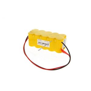 Helyettesítő akku NC vész- és biztonsági világítás Sub C méret 12V 1800mAh kép