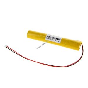 Helyettesítő akku vész- és biztonsági világítás 4/5 Sub C-Size 4, 8V 2000mAh NiMH kép