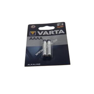 Varta AAAA LR61 4061 1, 5V 2db/csomag alkáli elem kép