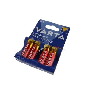 Varta Longlife Max Power AA Mignon ceruza LR06 4706 1, 5V 4db/csomag elem alkáli kép