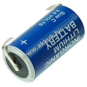 Tadiran/Sonnenschein SL770T C (bébi méret) elem 3, 6V 7200mAh U-alakú forrfül lítium kép