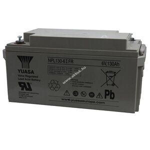 Yuasa NPL130-6IFR 6V 130Ah üvegszálas akku ólom-savas kép