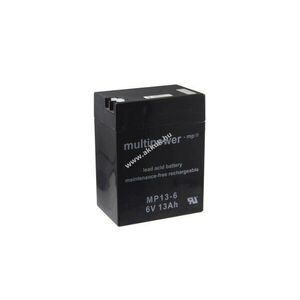 Multipower MP13-6 6V 13000mAh akku Pb kép
