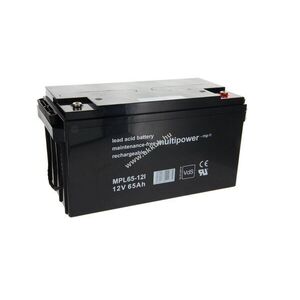 Multipower MP65-12 MPL65-12I akku 12V 65Ah ólom-savas kép