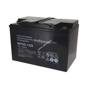 Multipower MP65-12S 12V 65Ah ólomakku kép