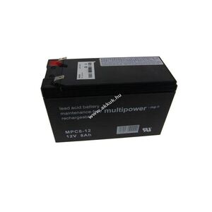 Multipower MP8-12C MPC8-12 12V 8000mAh akku ólom-savas kép