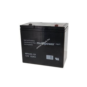Multipower MPC62-12I 12V 62Ah akku ólomakku kép