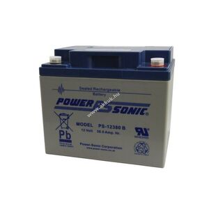 Powersonic PS-12380 12V 38Ah akku AGM ólom kép