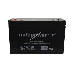Multipower MP100-12C MPC100-12I 12V 100Ah ólomakku kép