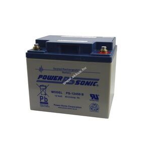 Powersonic PS-12450 12V 45Ah Pb akku AGM ólom kép