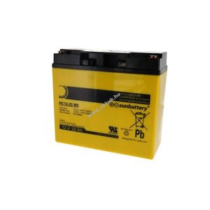 SUN HC12-22 M5 High Cycle 12V 22Ah akku AGM kép