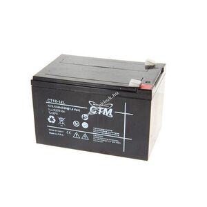 CTM CT12-12L 12V 12000mAh akku VdS G114017 ólom-gél kép