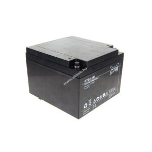 CTM Blei Gel CT24-12i VDS G103052 12V 24Ah akku ólom-gél kép