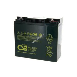 CSB EVX12200 12V 20Ah ciklusálló ólomsavas akku kép
