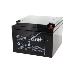 CTM CT26-12 12V 26Ah VdS G114019 akku gél ólom kép