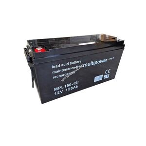 Multipower MPL150-12I 10 éves 12V 150Ah ólomakku kép