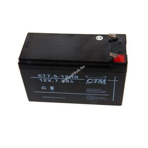 CTM CT7, 5-12HR akku 12V 7500mAh ólom-gél kép