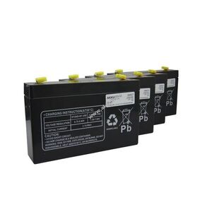 Helyettesítő akku APC RBC34 6V 7Ah 151x34x94mm 4db/csomag kép