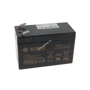 B.B. Battery SHR3.6-12 akku 12V 3600mAh ólomsavas kép