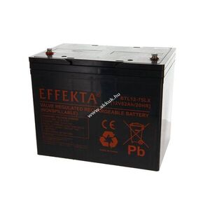 Effekta BTL12-75LX BZR/BTL12-75L 12V 75Ah akku AGM ólom kép