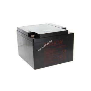 Effekta BT12-28 12V 28Ah M5 csavaros csatlakozó Pb akku AGM ólom kép