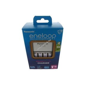 Panasonic ENELOOP SMART Plus gyorstöltő inkl. 4x AA Mignon ceruza akku 1, 9Ah BQ-CC55 kép
