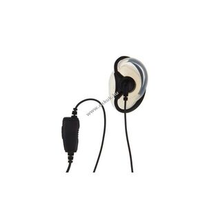 Helyettesítő headset GES-PB3 Motorola MXP600 R7 R7A inline PTT állítható D-alakú fülkampó kép