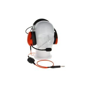 TITAN Ground Support hallásvédő headset libanyak mikrofon Inline-PTT 6, 35mm jack csatlakozó kép