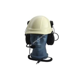 TITAN Safecom fülvédő headset sisakhoz mikrofon spirálkábel Nexus 02 csatlakozó kép