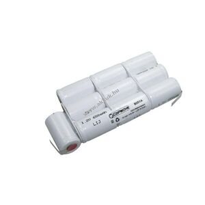 Helyettesítő akku Bosch HFG161 HFG81 Kokusai VP1100 BBC 12V 600mAh NC kép