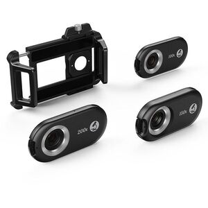 Apexel 3 in 1 Combo Kit 100× + 150× + 200× Microscope lens with UV Lights kép