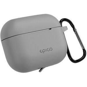 Epico AirPods Pro 3 szürke szilikon tok + karabiner kép
